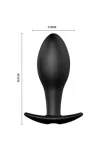 Anal Plug Ankerform Silikon 12 Vibrationsmodi Schwarz von Pretty Love Bottom kaufen - Fesselliebe