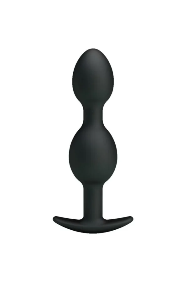 Silikon Analkugeln 12.5 cm Schwarz von Pretty Love Bottom kaufen - Fesselliebe