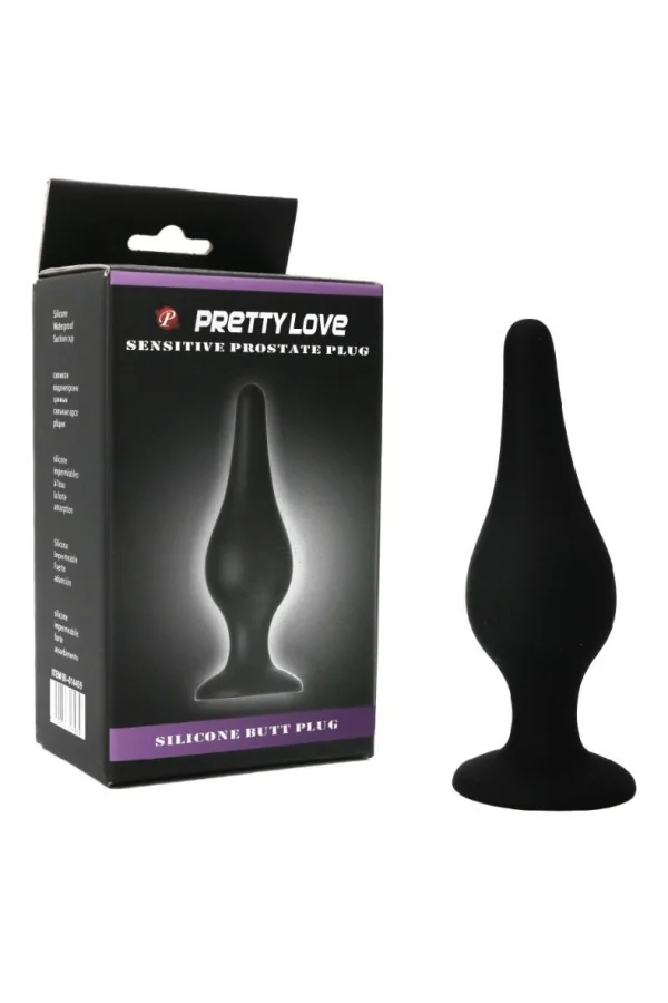 Ergonomischer Silikonstecker 14 cm von Pretty Love Bottom kaufen - Fesselliebe