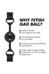 Atmungsaktiver Ballgag Aus Silikon von Fetish Submissive Bondage kaufen - Fesselliebe