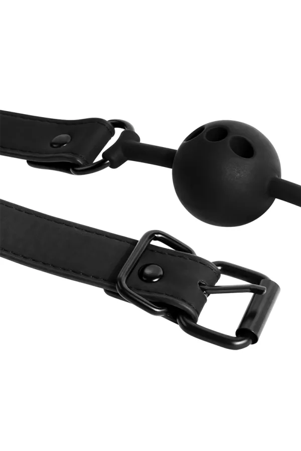 Atmungsaktiver Ballgag Aus Silikon von Fetish Submissive Bondage kaufen - Fesselliebe