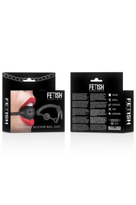 Atmungsaktiver Ballknopf aus Silikon von Fetish Submissive Bondage kaufen | Fesselliebe