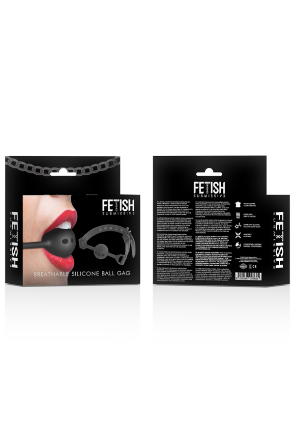 Atmungsaktiver Ballknopf aus Silikon von Fetish Submissive Bondage kaufen | Fesselliebe