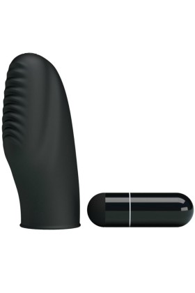 Flirtation Stanford Schwarzer Vibrationsfingerhülle von Pretty Love Flirtation kaufen | Fesselliebe