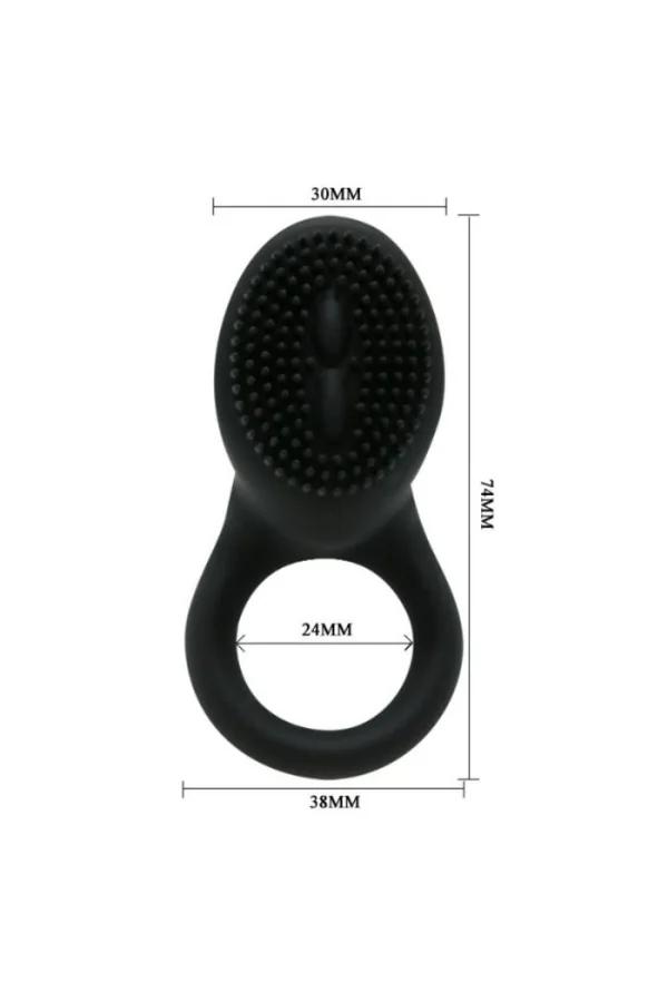 Cobra Vibratorring Schwarz von Pretty Love Male