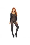 Bodystocking Langarm Schwarz von Leg Avenue Bodystockings kaufen - Fesselliebe