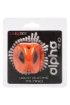 CALIFORNIA EXOTICS - ALPHA TRI-RING ORANGE kaufen - Fesselliebe