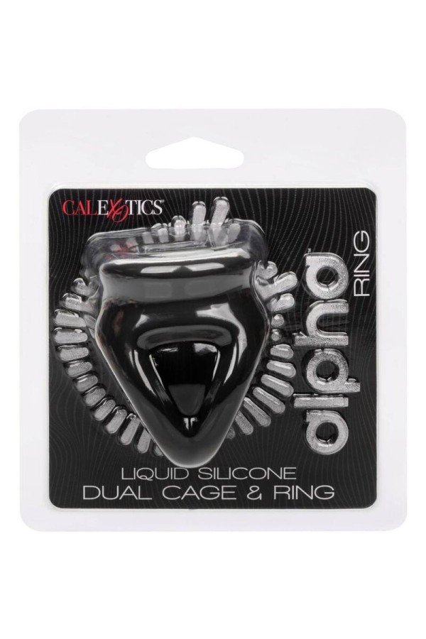 Alpha Dual Cage Ring Schwarz von Calexotics kaufen | Fesselliebe