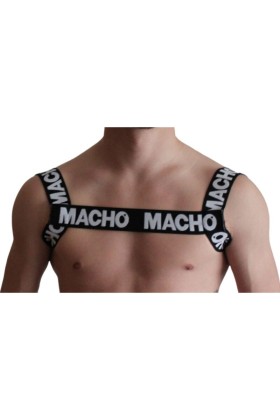 Doppeltes Schwarzes Geschirr von Macho Underwear kaufen | Fesselliebe