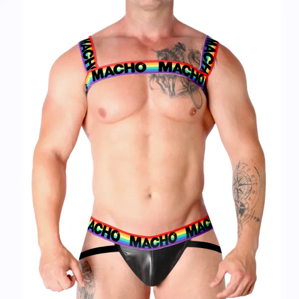 Doppelgeschirr Pride Limited von Macho Underwear kaufen | Fesselliebe