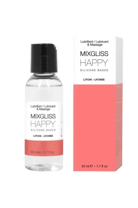 Happy Litchi Silikon-Schmiermittel 50 ml von Mixgliss kaufen | Fesselliebe