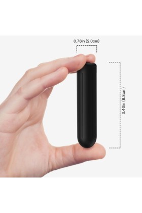 Sprengkopf-Vibrator-Kugel Schwarz 2 cm X 8.8 cm von Armony Stimulators kaufen | Fesselliebe