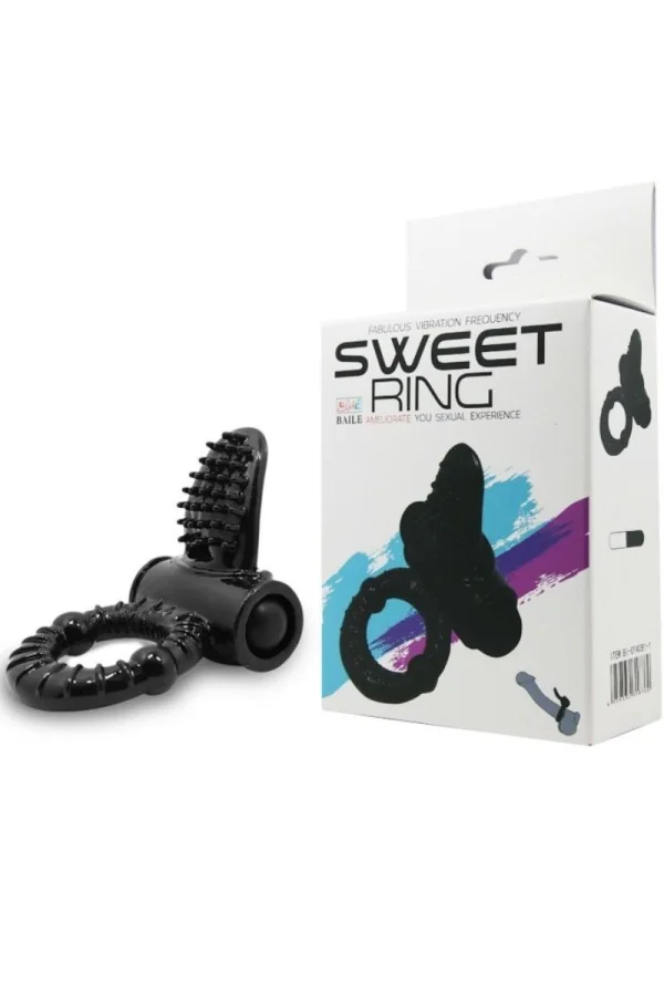 Sweet Ring Ring Vibrator mit Rabbit Strukturiert von Baile For Him kaufen - Fesselliebe