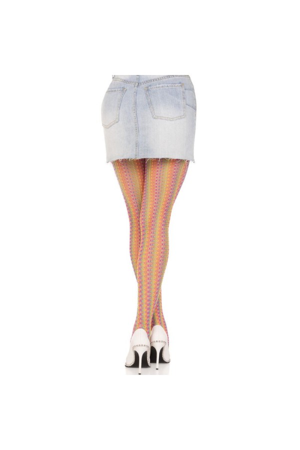 Mehrfarbige Häkelstrümpfe von Leg Avenue Hosiery kaufen | Fesselliebe