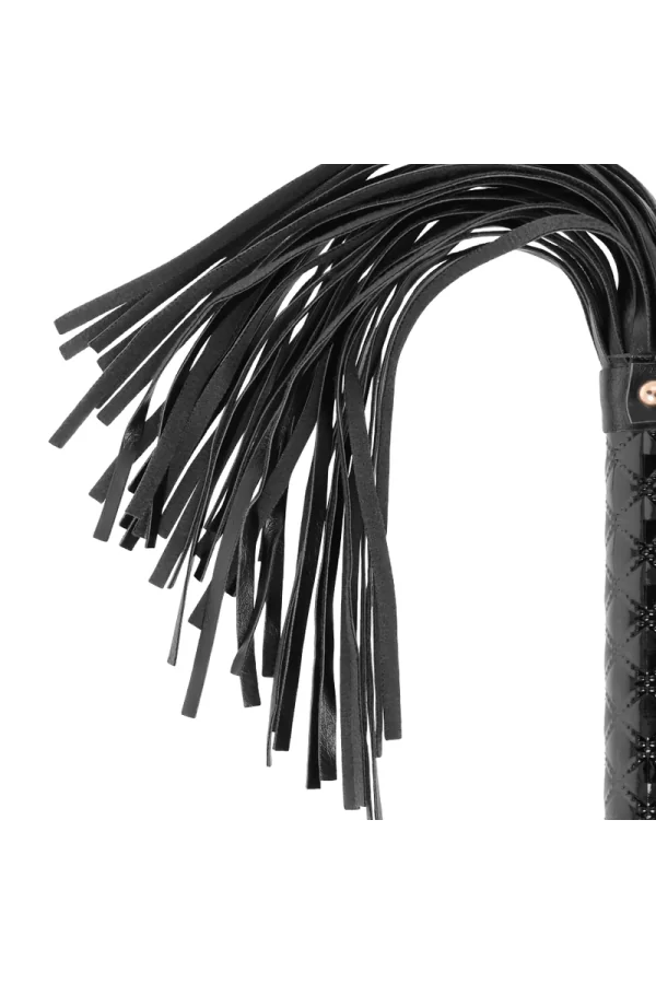 Begme Schwarz Edition Veganer Kunstleder Flogger von Begme Black Edition kaufen - Fesselliebe