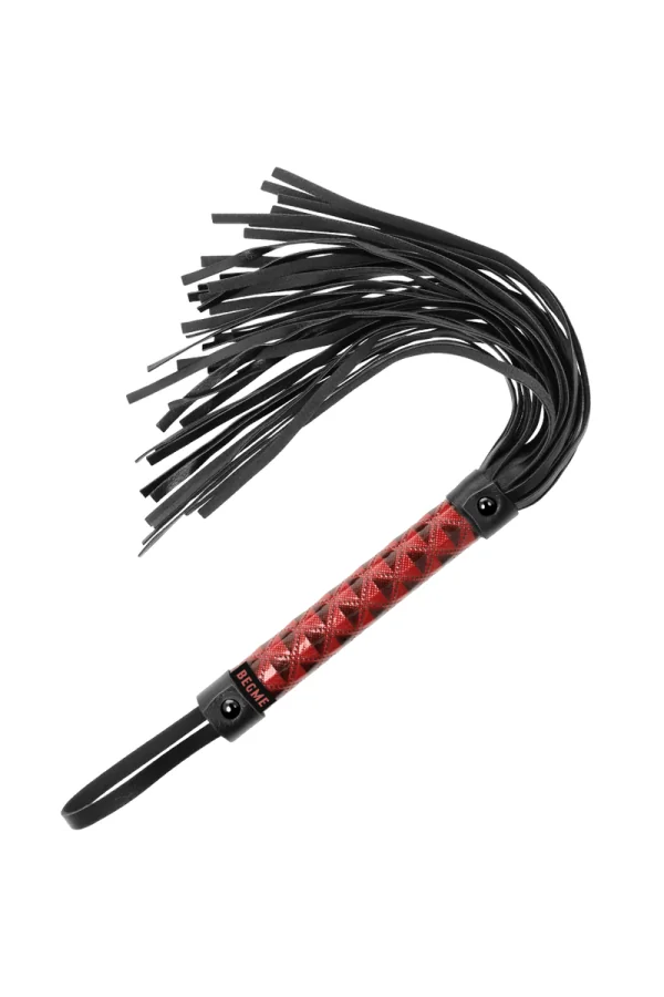 Veganer Kunstleder Flogger von Begme Red Edition kaufen - Fesselliebe