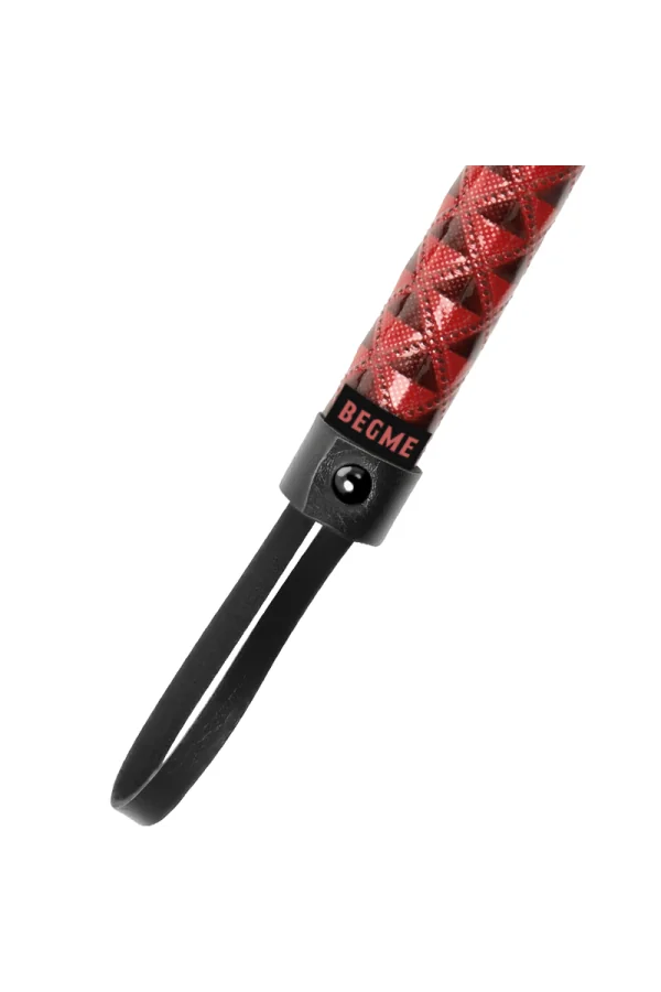 Veganer Kunstleder Flogger von Begme Red Edition kaufen - Fesselliebe