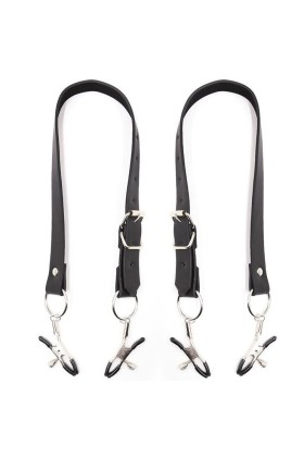 Klitorisklemmen mit Beinriemen von Ohmama Fetish kaufen | Fesselliebe