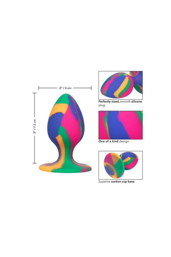Cheeky Medium Tie-Dye Plug Anal von Calexotics kaufen | Fesselliebe