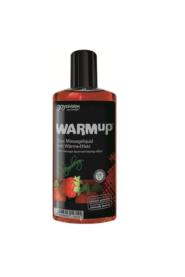 Wärmendes Massageliquid Erdbeere 150 ml von Joydivision Warmup kaufen - Fesselliebe