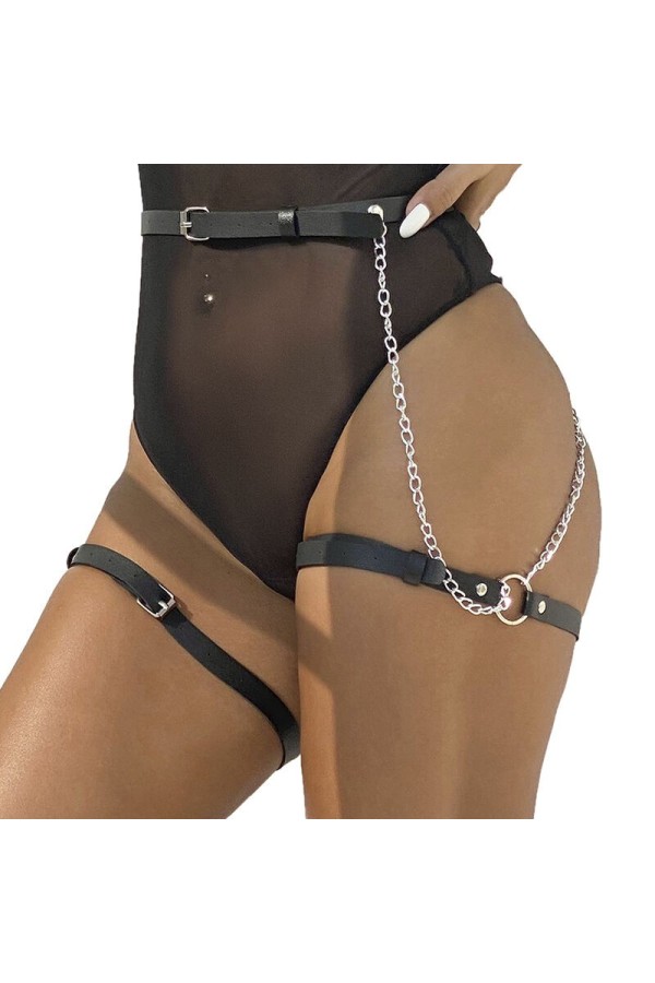 Ledergürtel Harness Schwarz One Size (S-L) von Subblime Fetish kaufen | Fesselliebe