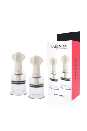 Transparenter Nippelsauger mit 3,1 cm Durchmesser von Darkness Sensations