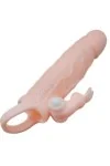 Brave Man Penishülle mit Rabbit Vibrator 16.5 Cm Natürlich von Baile For Him kaufen - Fesselliebe