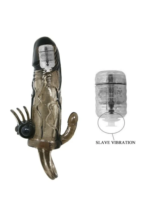 Brave Man Penishülle Anal & Klitoris Vibrator 16.5 cm Schwarz von Baile For Him kaufen - Fesselliebe