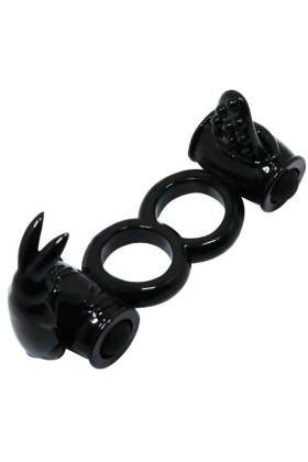 Sweet Ring Doppelring mit Doppelhasen von Baile For Him kaufen | Fesselliebe