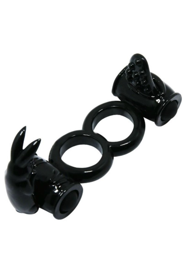 Sweet Ring Doppelring mit Doppelhasen von Baile For Him kaufen | Fesselliebe