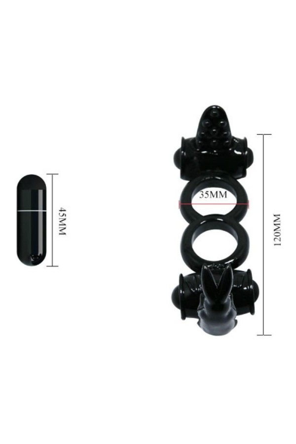 Sweet Ring Doppelring mit Doppelhasen von Baile For Him kaufen | Fesselliebe