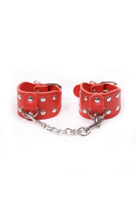 Verstellbare Handschellen mit Metallkette von Ohmama Fetish kaufen | Fesselliebe