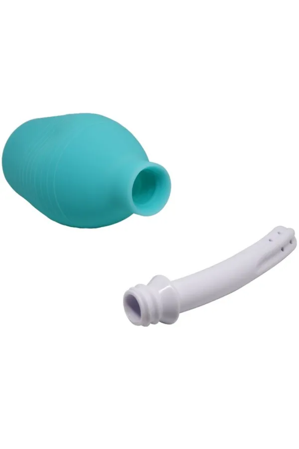 Blaue Gummi Analdusche von Mr Play kaufen - Fesselliebe