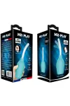 Blaue Gummi Analdusche von Mr Play kaufen - Fesselliebe