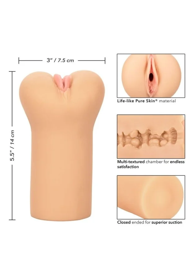 Calex Boundless Vulva Stroker - Light Skin Masturbator von California Exotics kaufen - Fesselliebe