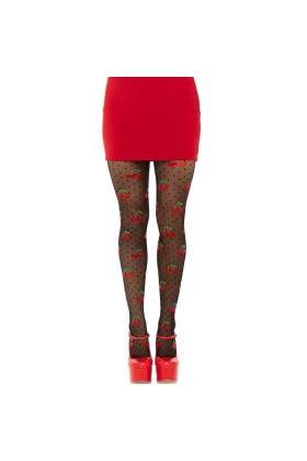Schwarze Kirschmutzfänge Strümpfe von Leg Avenue Hosiery kaufen | Fesselliebe