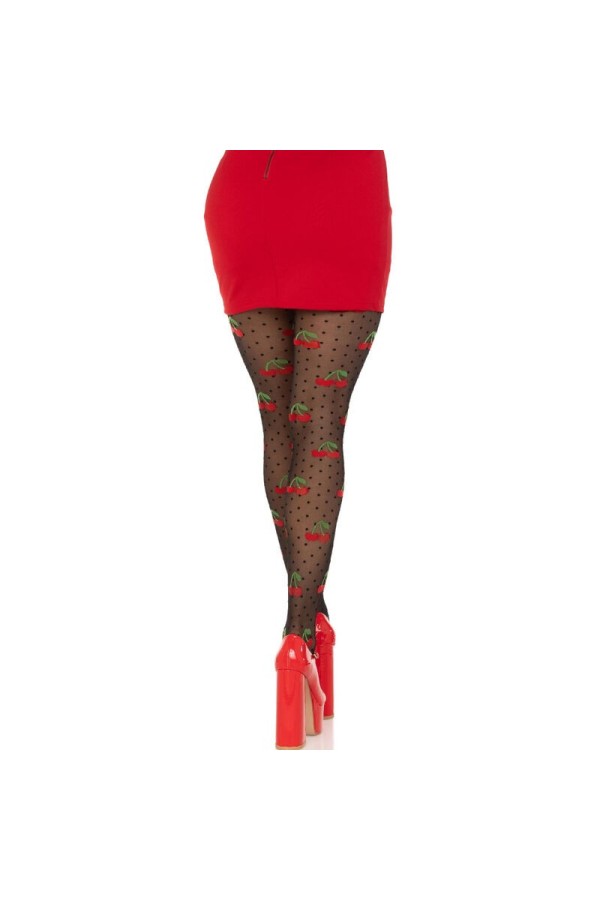 Schwarze Kirschmutzfänge Strümpfe von Leg Avenue Hosiery kaufen | Fesselliebe