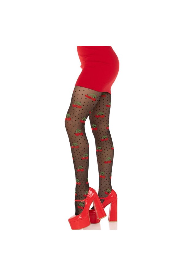 Schwarze Kirschmutzfänge Strümpfe von Leg Avenue Hosiery kaufen | Fesselliebe
