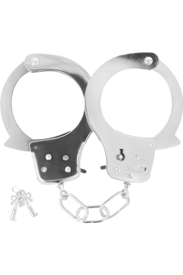 Metall-Knöchel-Handschellen mit Schlüssel von Darkness Bondage kaufen | Fesselliebe