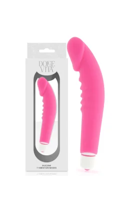 Realistic Pleasure Pink Silicone von Dolce Vita