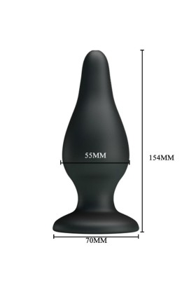 Ergonomischer Silikonstecker 15.4 cm von Pretty Love Bottom kaufen | Fesselliebe