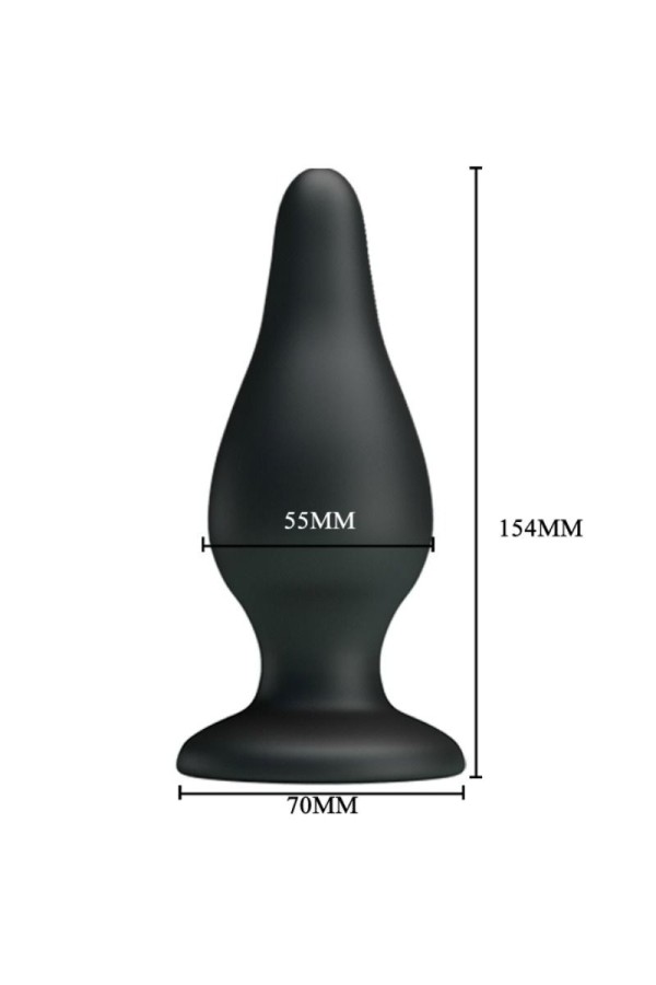 Ergonomischer Silikonstecker 15.4 cm von Pretty Love Bottom kaufen | Fesselliebe