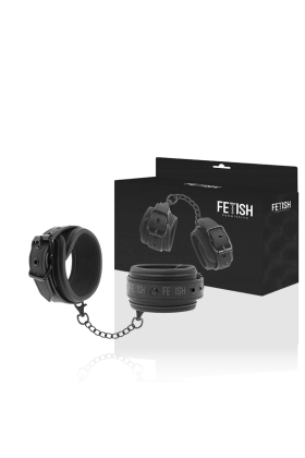 Handschellen aus Veganem Leder mit Noprene-Futter von Fetish Submissive Bondage kaufen | Fesselliebe
