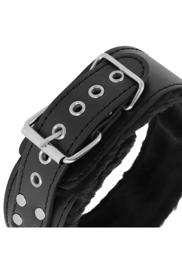 Halsband mit Leine Titanium von Darkness Bondage kaufen - Fesselliebe