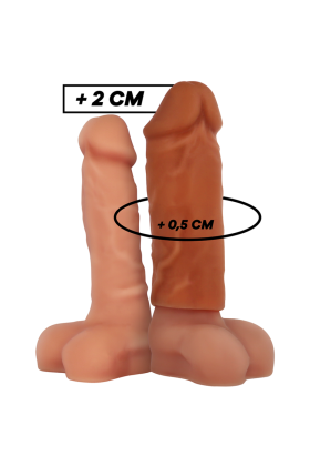 Flüssige Silikon V3 Braune Penisverlängerung von Virilxl kaufen | Fesselliebe