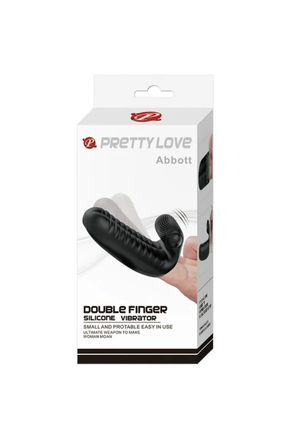 Abbott Schwarzer Stimulator-Fingerhut von Pretty Love Flirtation kaufen - Fesselliebe