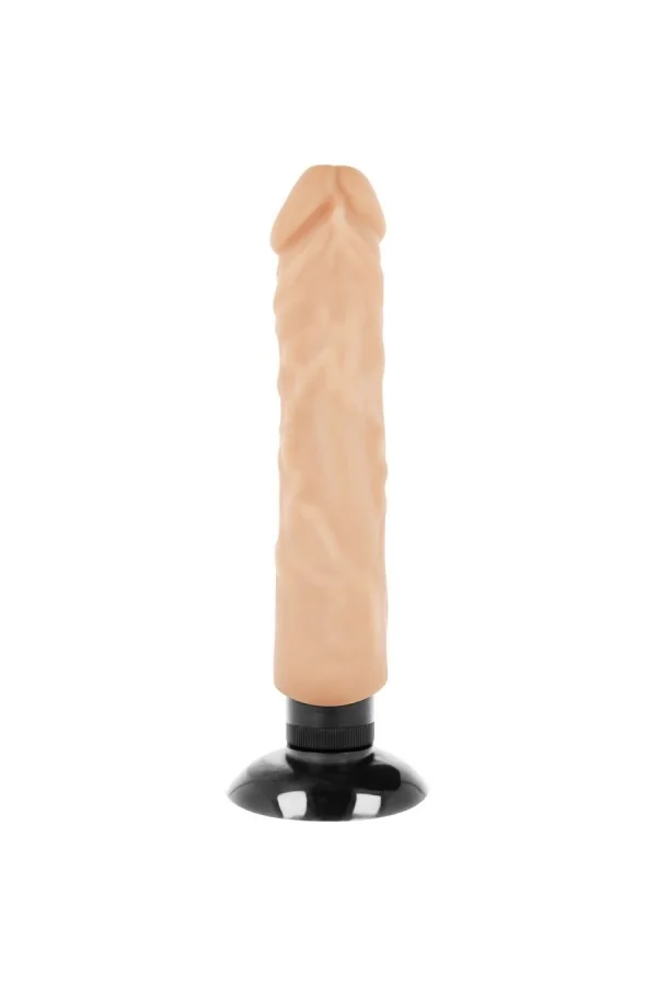 Realistischer Vibrator 2-1 Hautfarben 20cm von Basecock kaufen - Fesselliebe