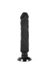 Realistischer Vibrator 2-1 Schwarz 20cm von Basecock kaufen - Fesselliebe