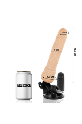 Realistischer Vibrator mit Fernbedienung Natürlicher 19.5 cm -O- 4 cm von Basecock kaufen | Fesselliebe