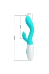 Helliger G-Spot-Vibrator, Aquagrün von Pretty Love Flirtation